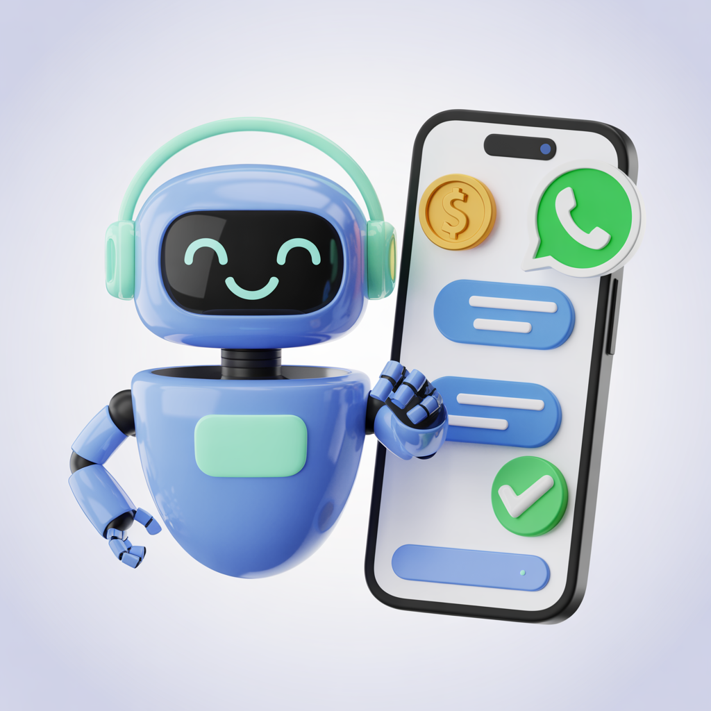 Assistente de IA do Paynx conversando no WhatsApp